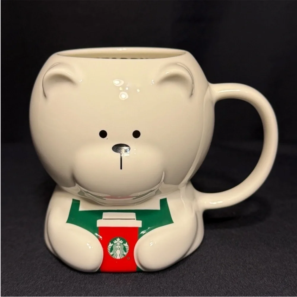 🎄 NWT 2025 Starbucks Bearista 12oz Ceramic Mug